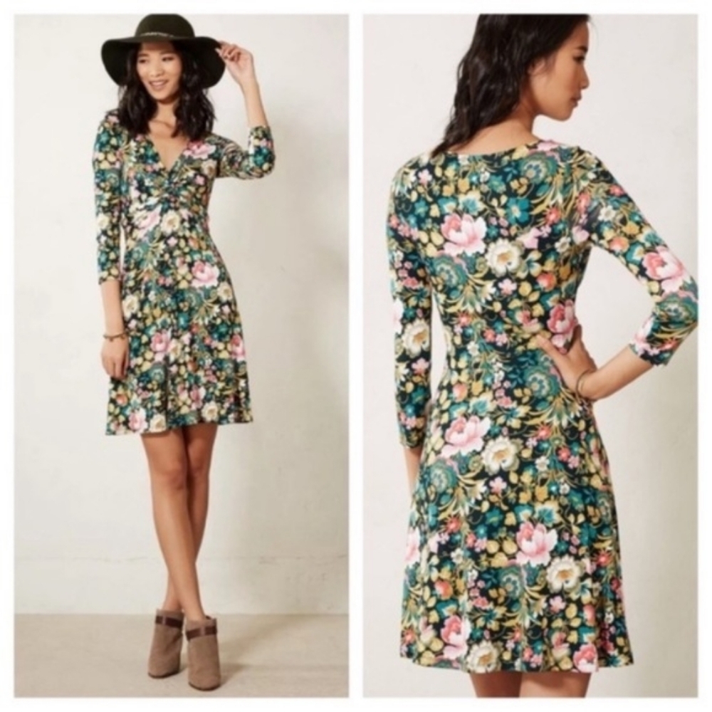 💘 Lilka Floral Torsade Dress M - Picture 2 of 8